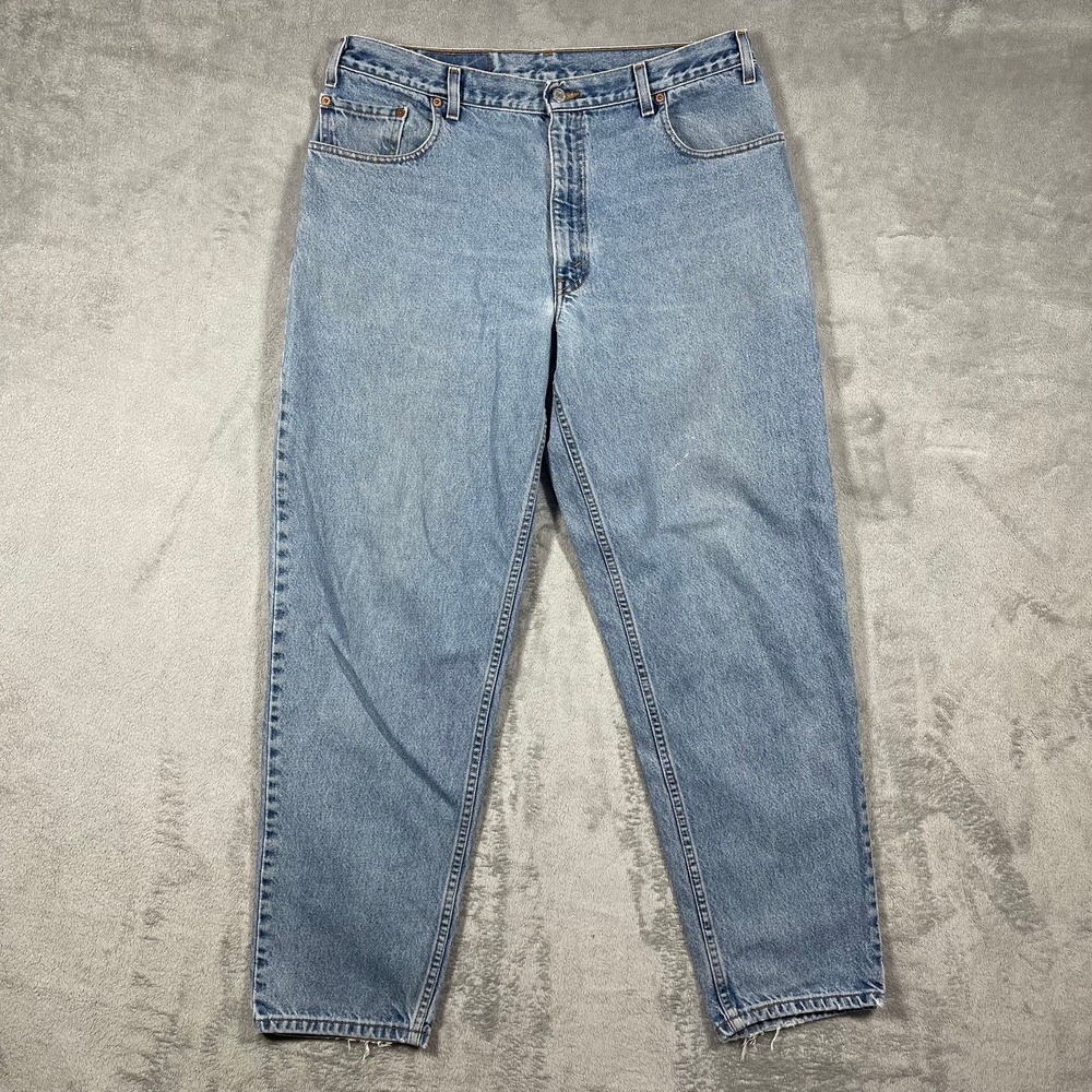 Levi's 560 Jeans Mens 36(35)x32(31) Blue Loose Fit Tapered Leg Light Wash Y2K